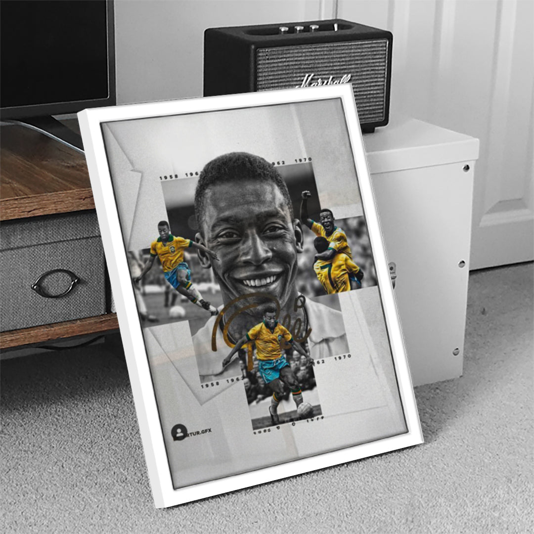 Brazilian Footballer Pelé Wall Art (SP26)