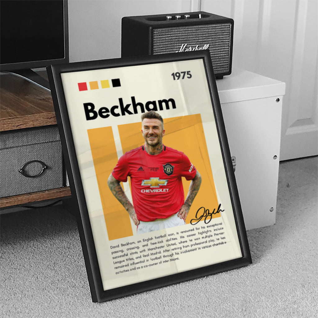 David Beckham Football Wall Art (SP28)
