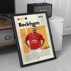 David Beckham Football Wall Art (SP28)
