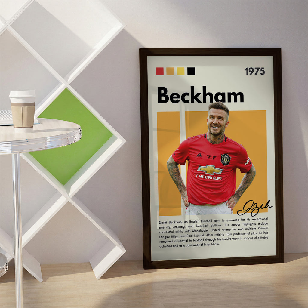 David Beckham Football Wall Art (SP28)