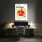 David Beckham Football Wall Art (SP28)