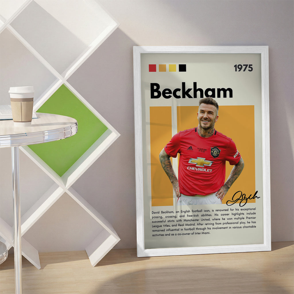 David Beckham Football Wall Art (SP28)