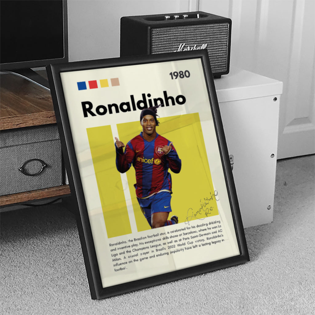 Ronaldinho Football Wall Art (SP29)