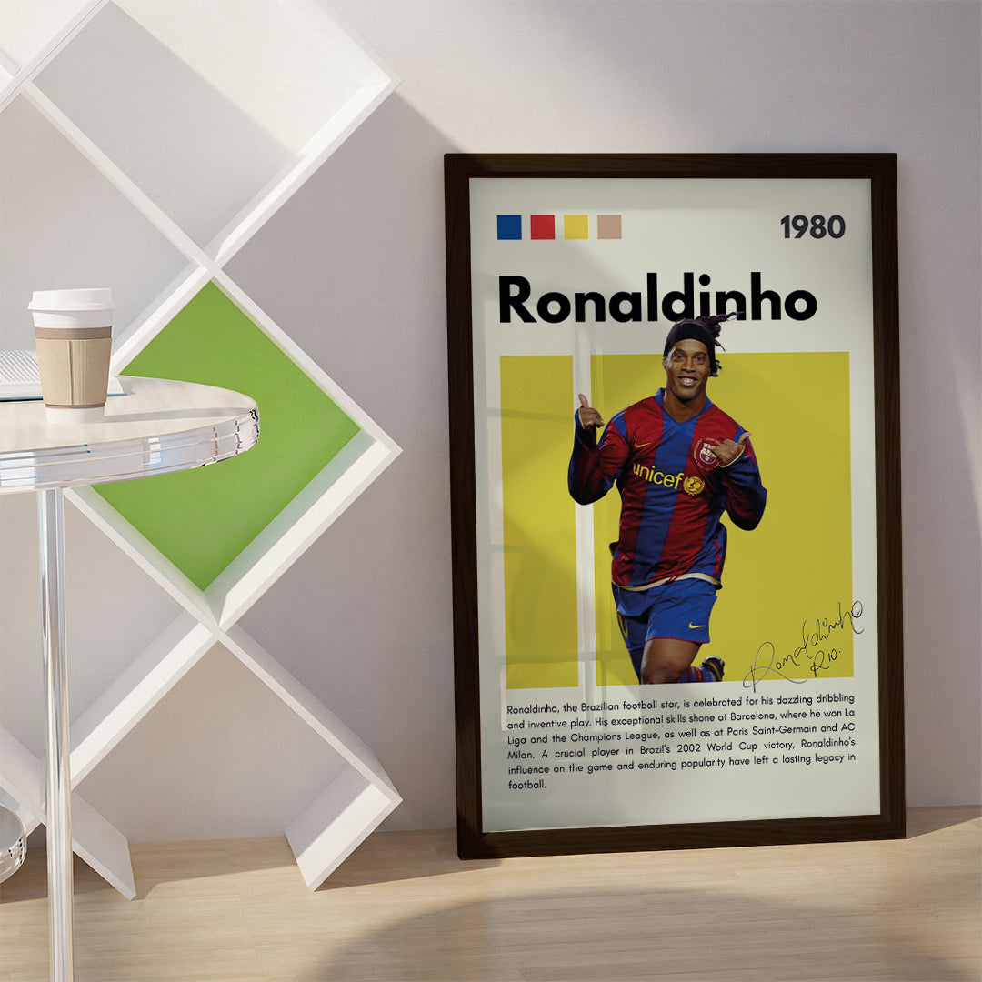 Ronaldinho Football Wall Art (SP29)
