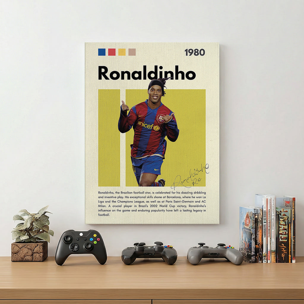 Ronaldinho Football Wall Art (SP29)