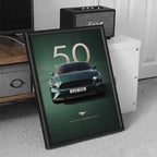 Green Sports Car Wall Art (SP31)
