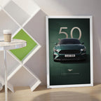 Green Sports Car Wall Art (SP31)