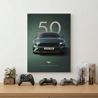 Green Sports Car Wall Art (SP31)