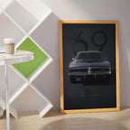 Black Sports Car Wall Art (SP36)