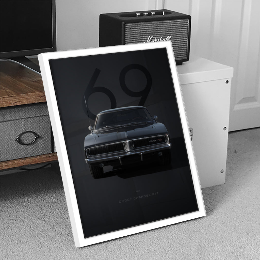 Black Sports Car Wall Art (SP36)