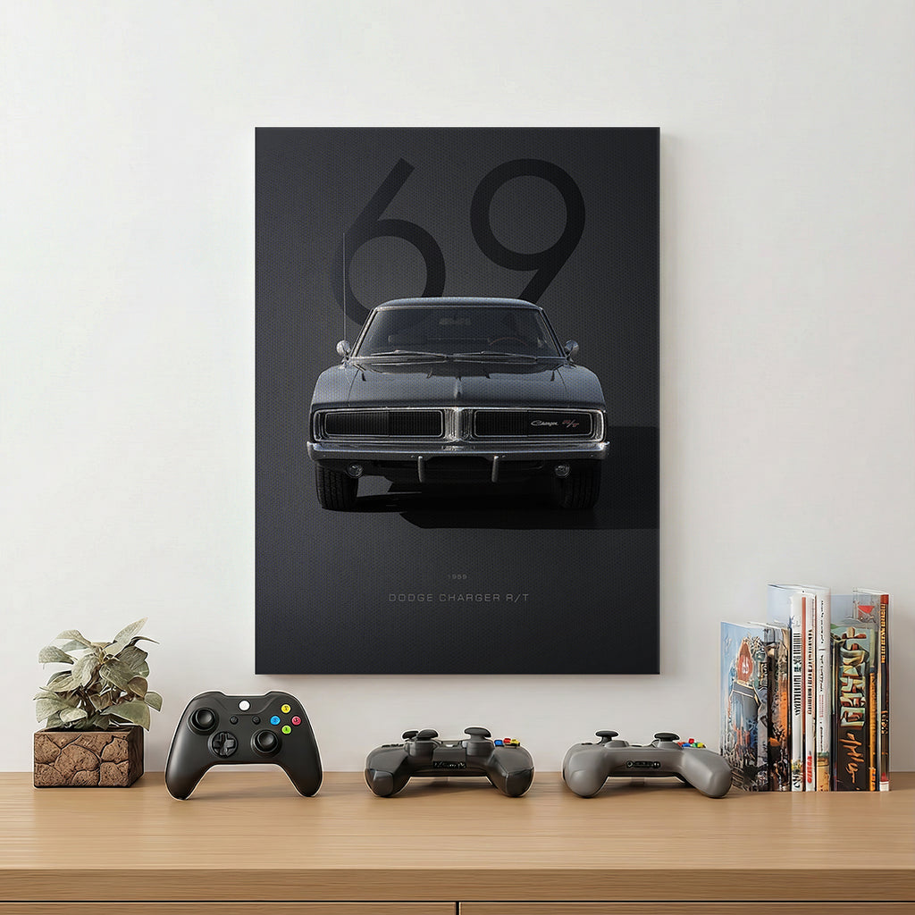 Black Sports Car Wall Art (SP36)