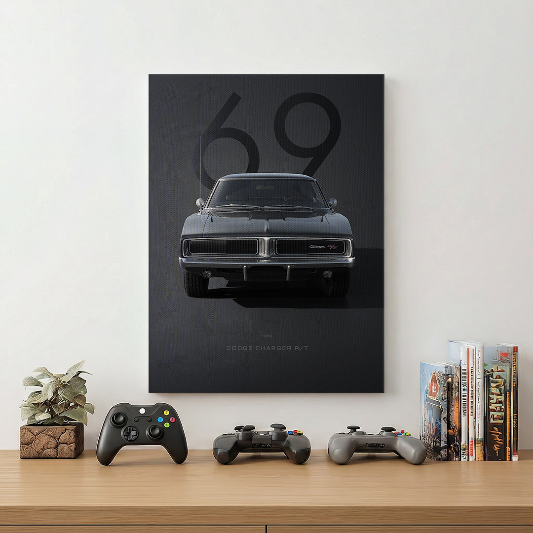 Black Sports Car Wall Art (SP36)