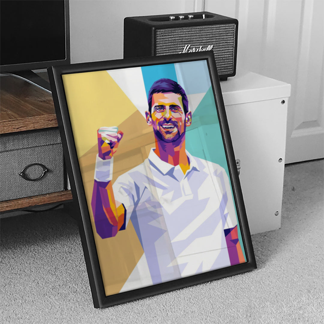 Novak Djokovic Tennis Wall Art (SP38)