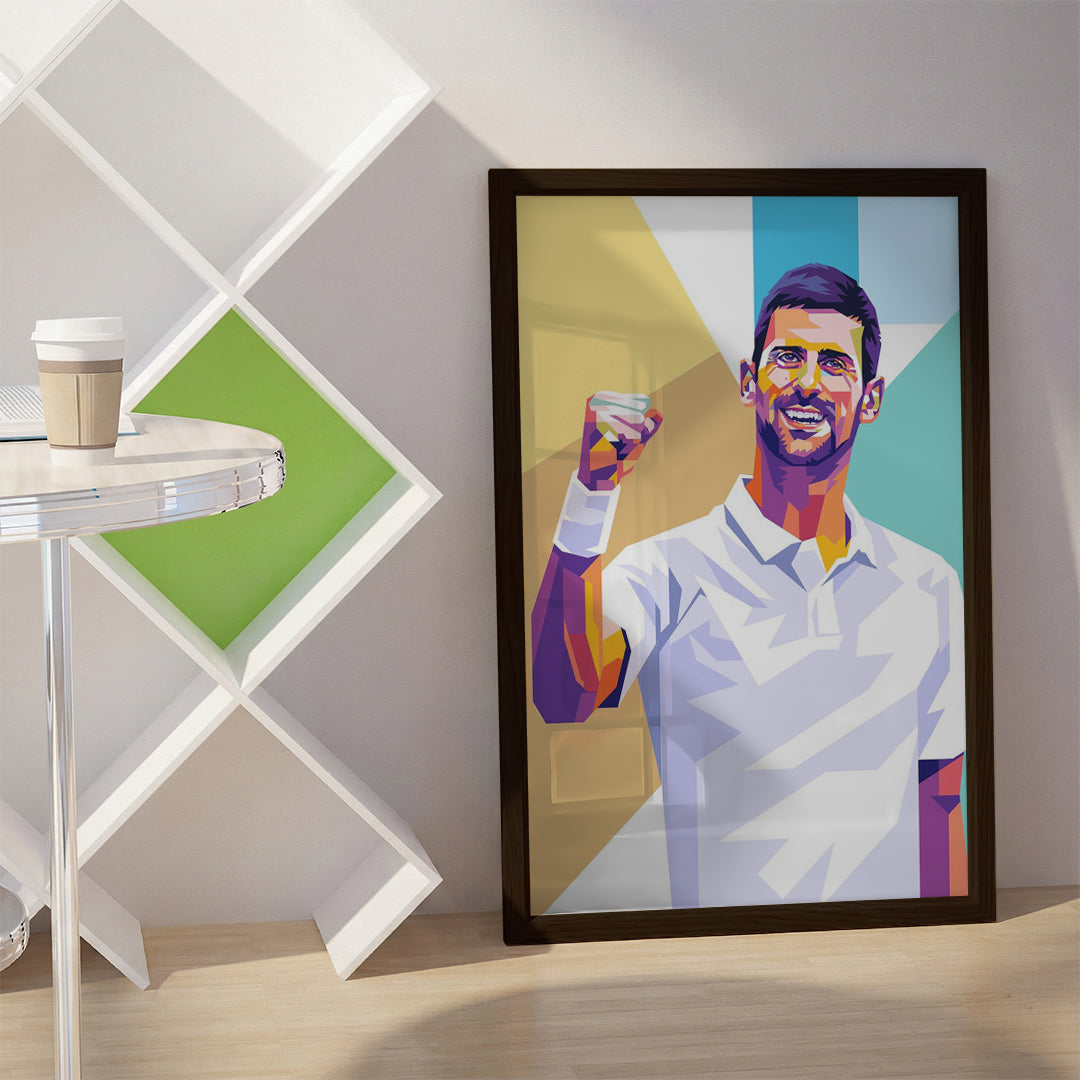 Novak Djokovic Tennis Wall Art (SP38)