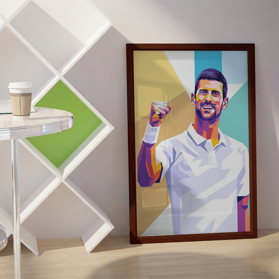Novak Djokovic Tennis Wall Art (SP38)