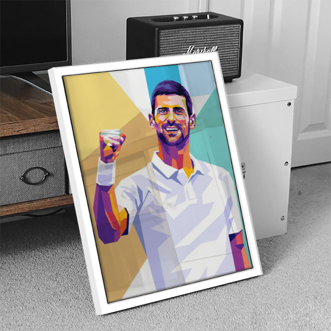 Novak Djokovic Tennis Wall Art (SP38)