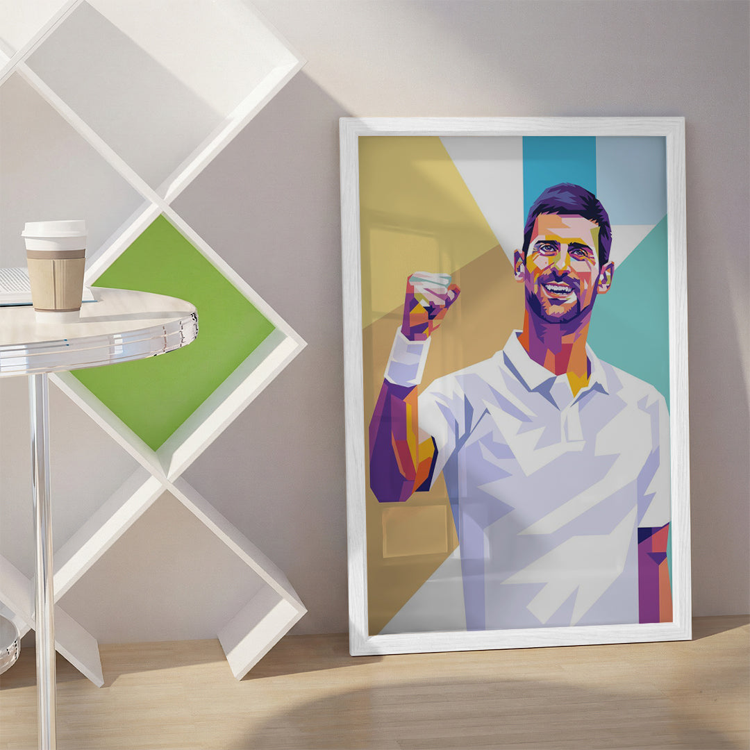 Novak Djokovic Tennis Wall Art (SP38)