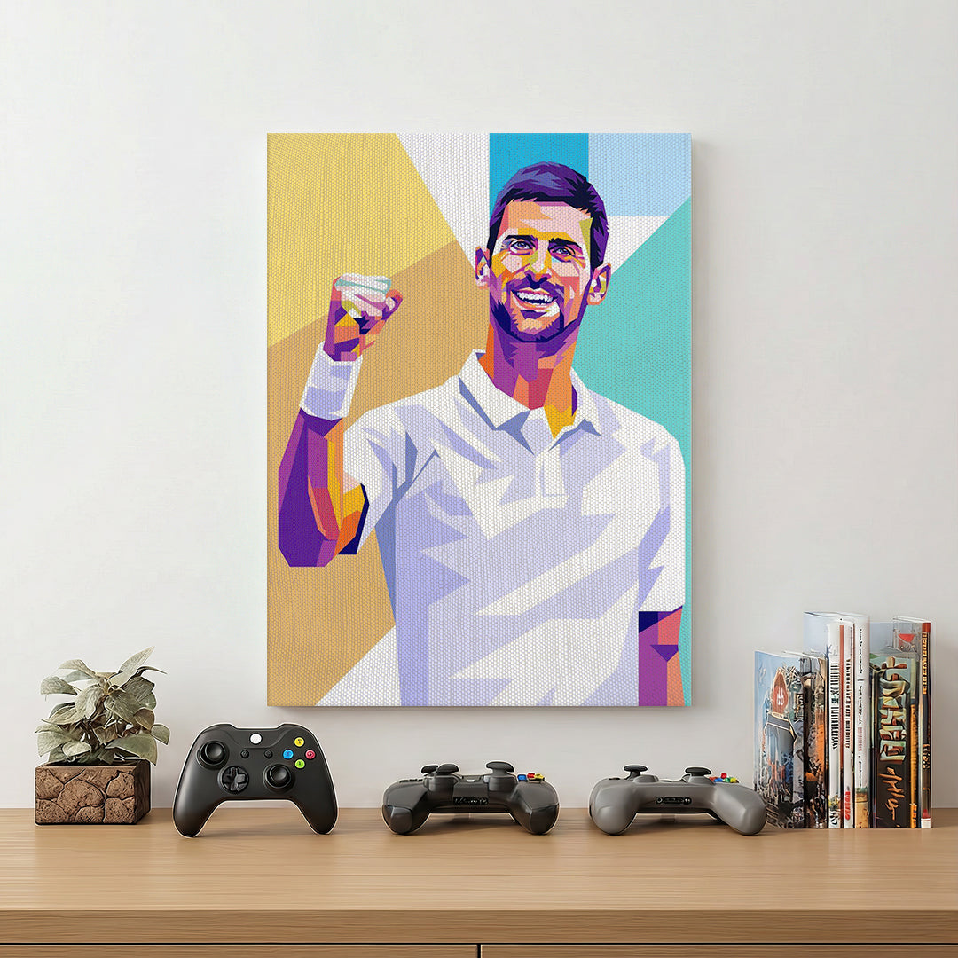 Novak Djokovic Tennis Wall Art (SP38)