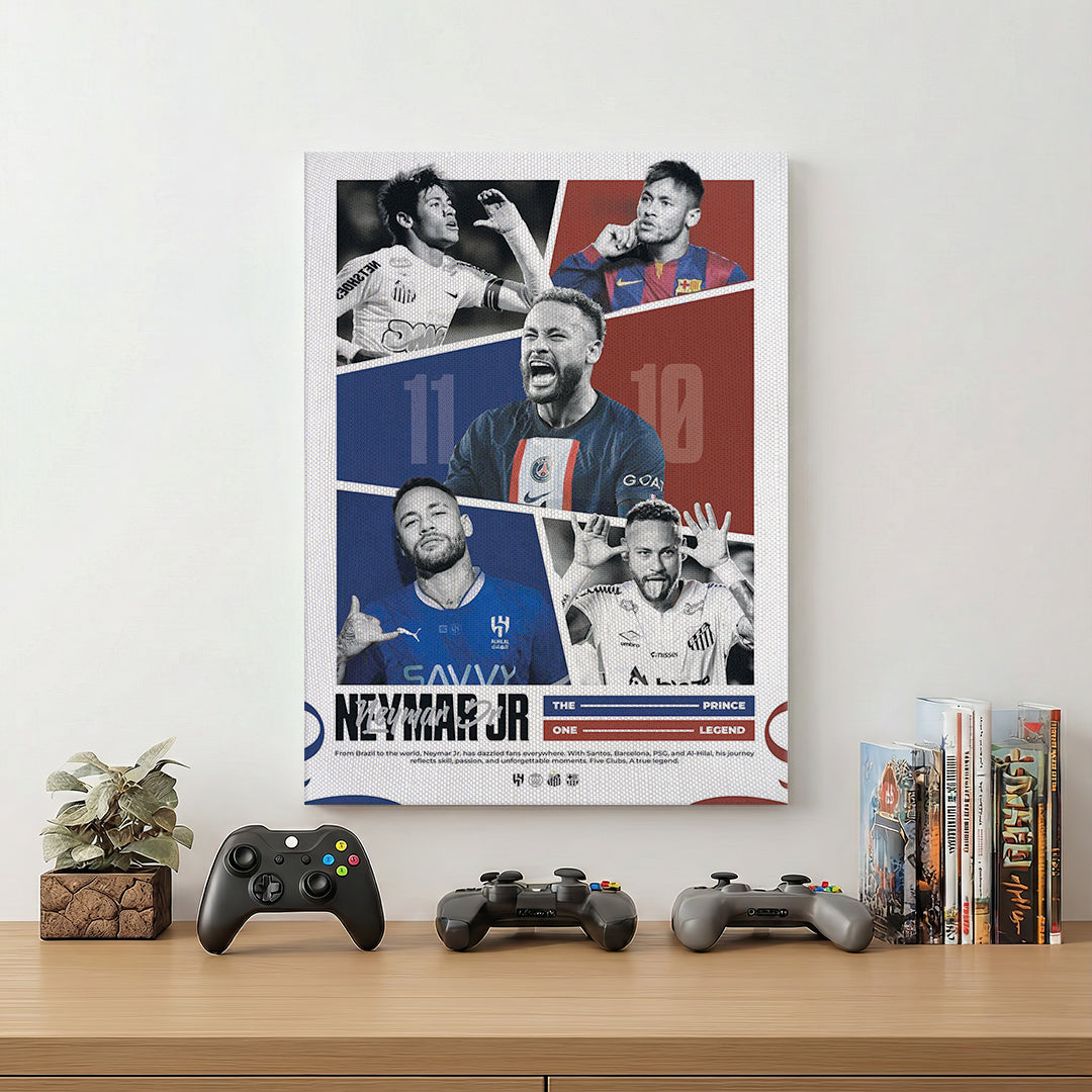 Neymar Football Wall Art (SP39)