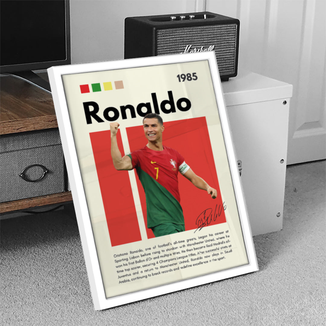 Cristiano Ronaldo Football Wall Art (SP4)