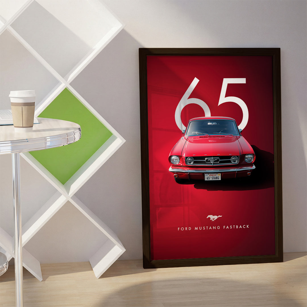 Red Sports Car Wall Art (SP44)