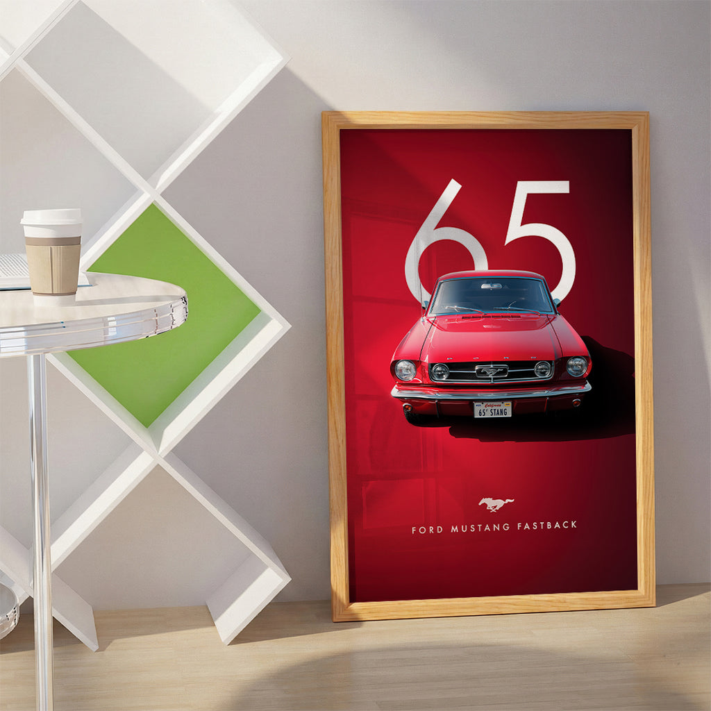 Red Sports Car Wall Art (SP44)
