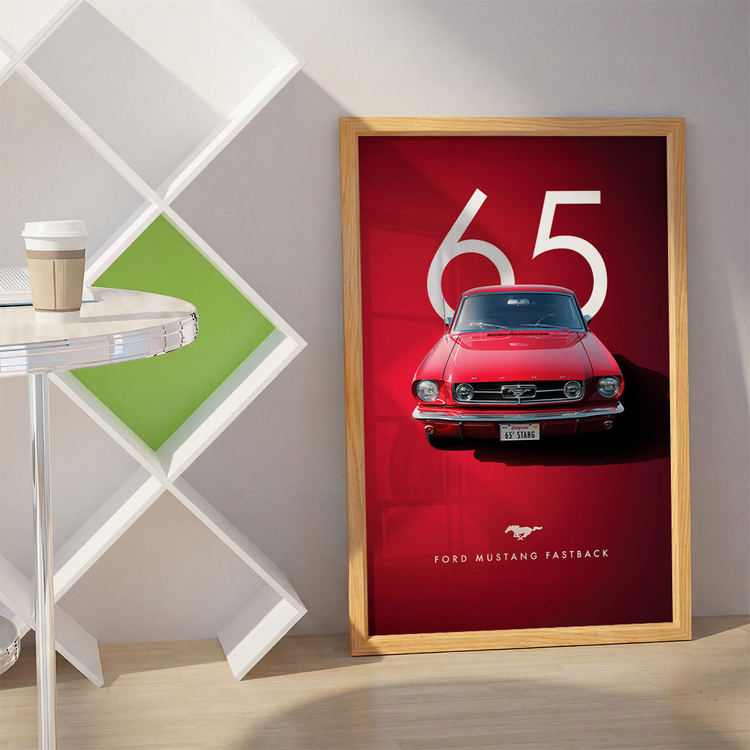 Red Sports Car Wall Art (SP44)