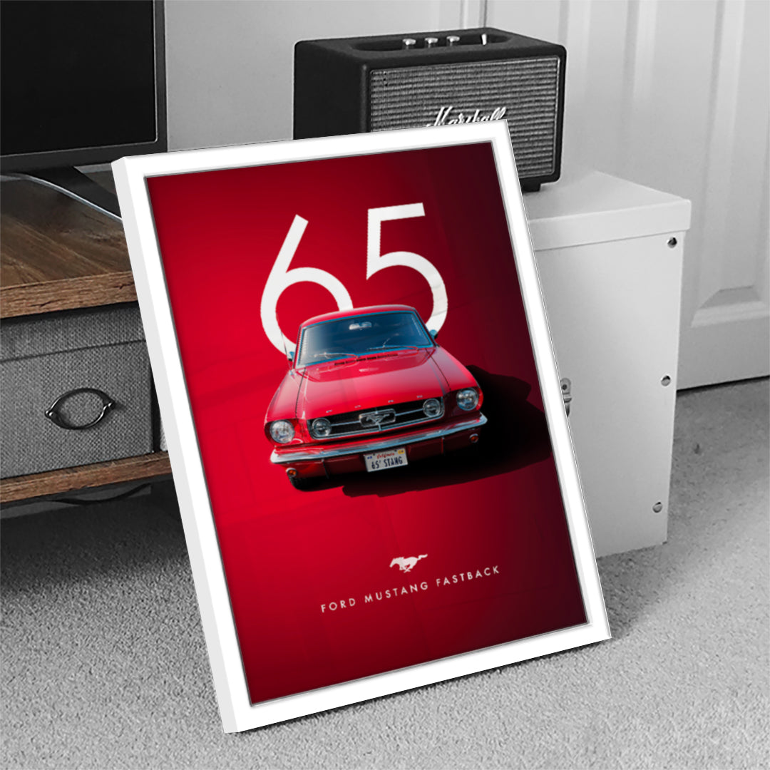 Red Sports Car Wall Art (SP44)