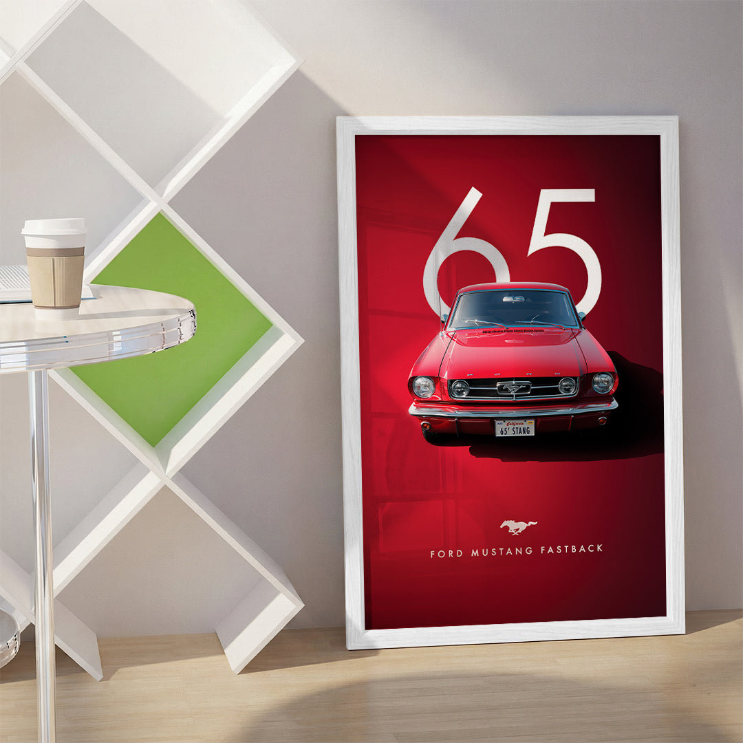 Red Sports Car Wall Art (SP44)