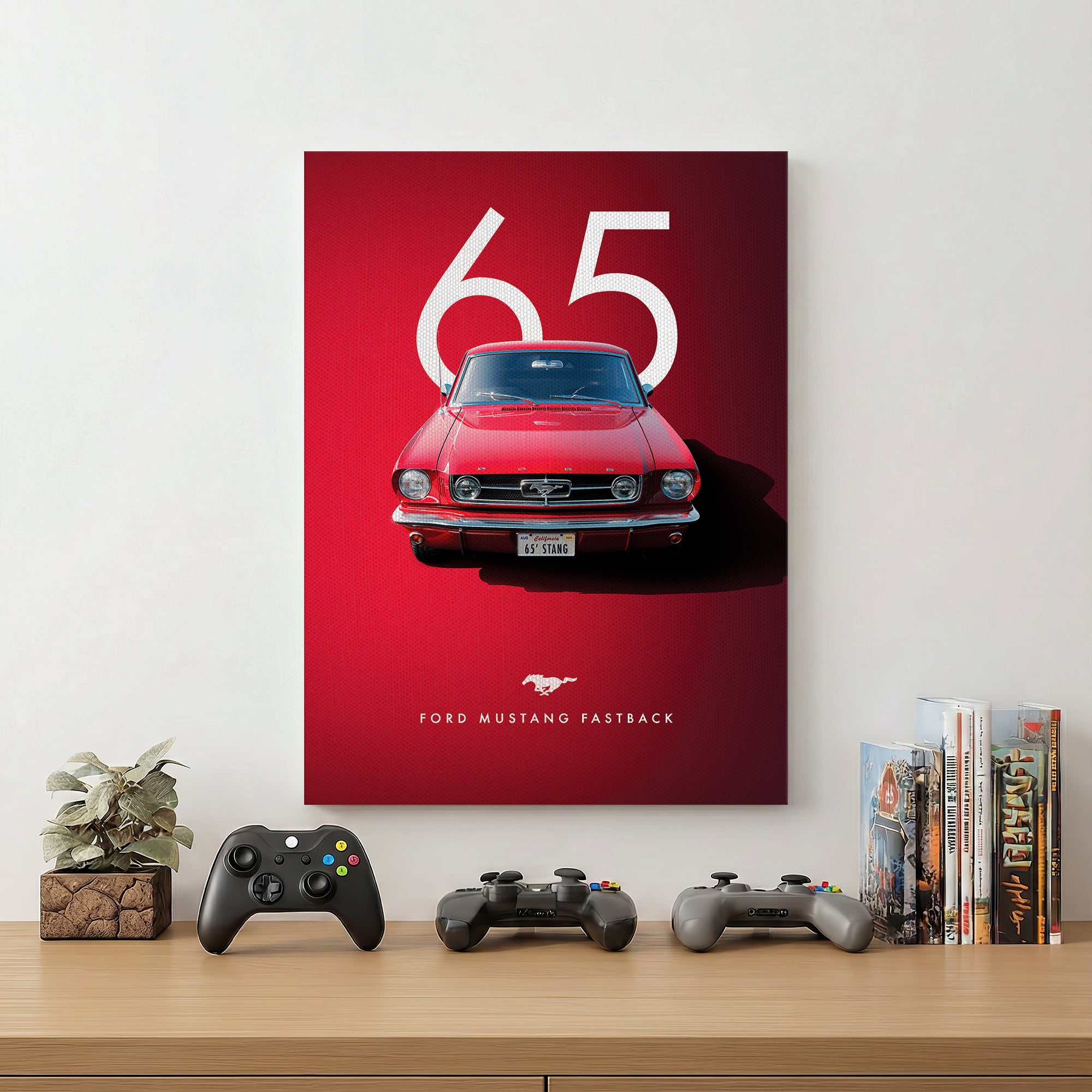 Red Sports Car Wall Art (SP44)