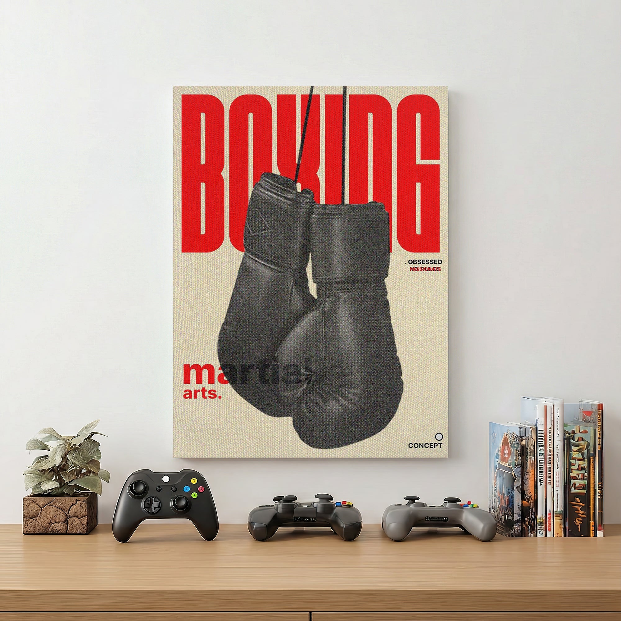 Boxing Gloves Wall Art (SP46)