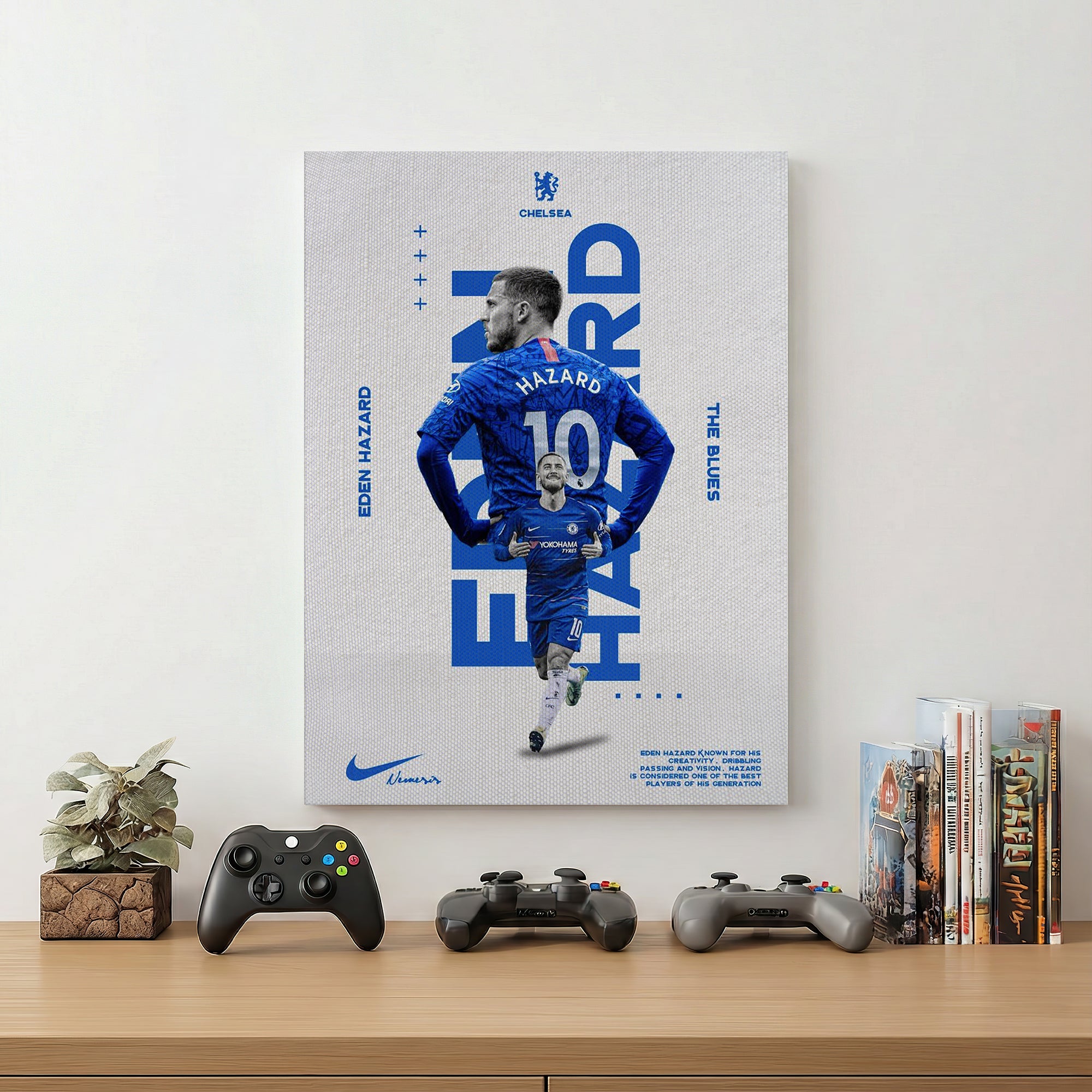 Hazard Football Wall Art (SP47)