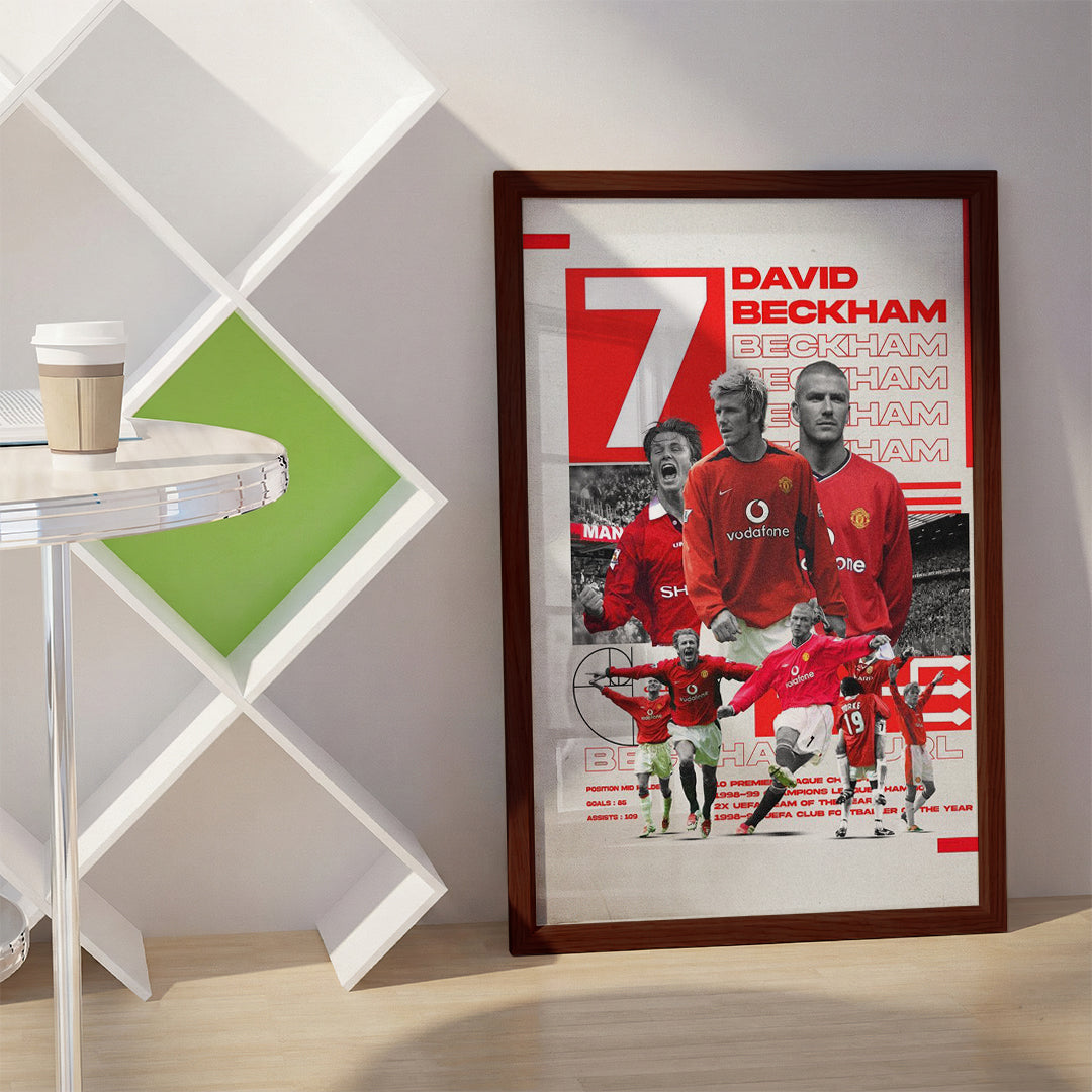 David Beckham Football Wall Art (SP48)