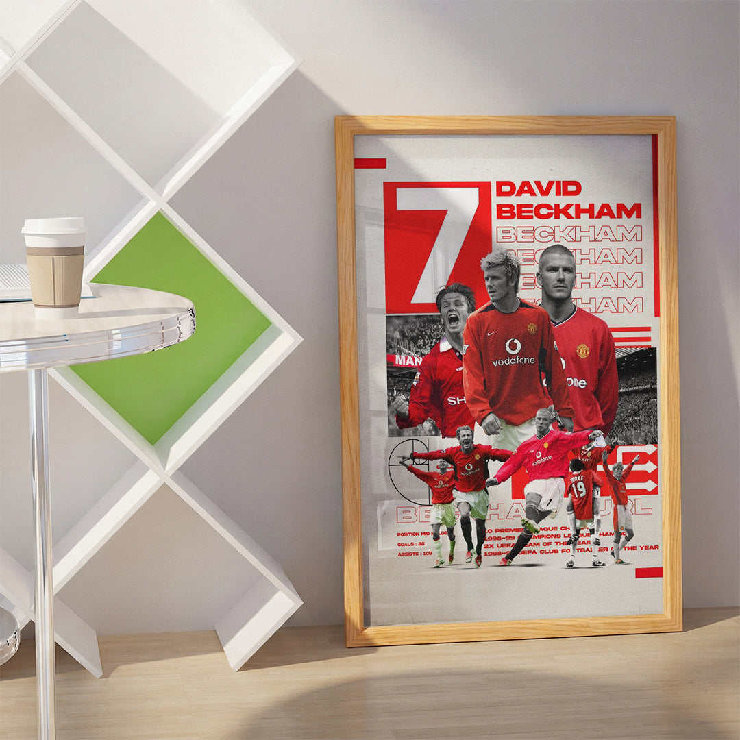 David Beckham Football Wall Art (SP48)