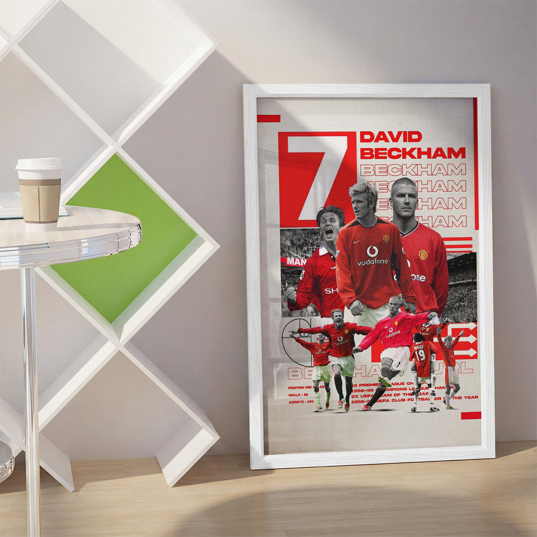 David Beckham Football Wall Art (SP48)