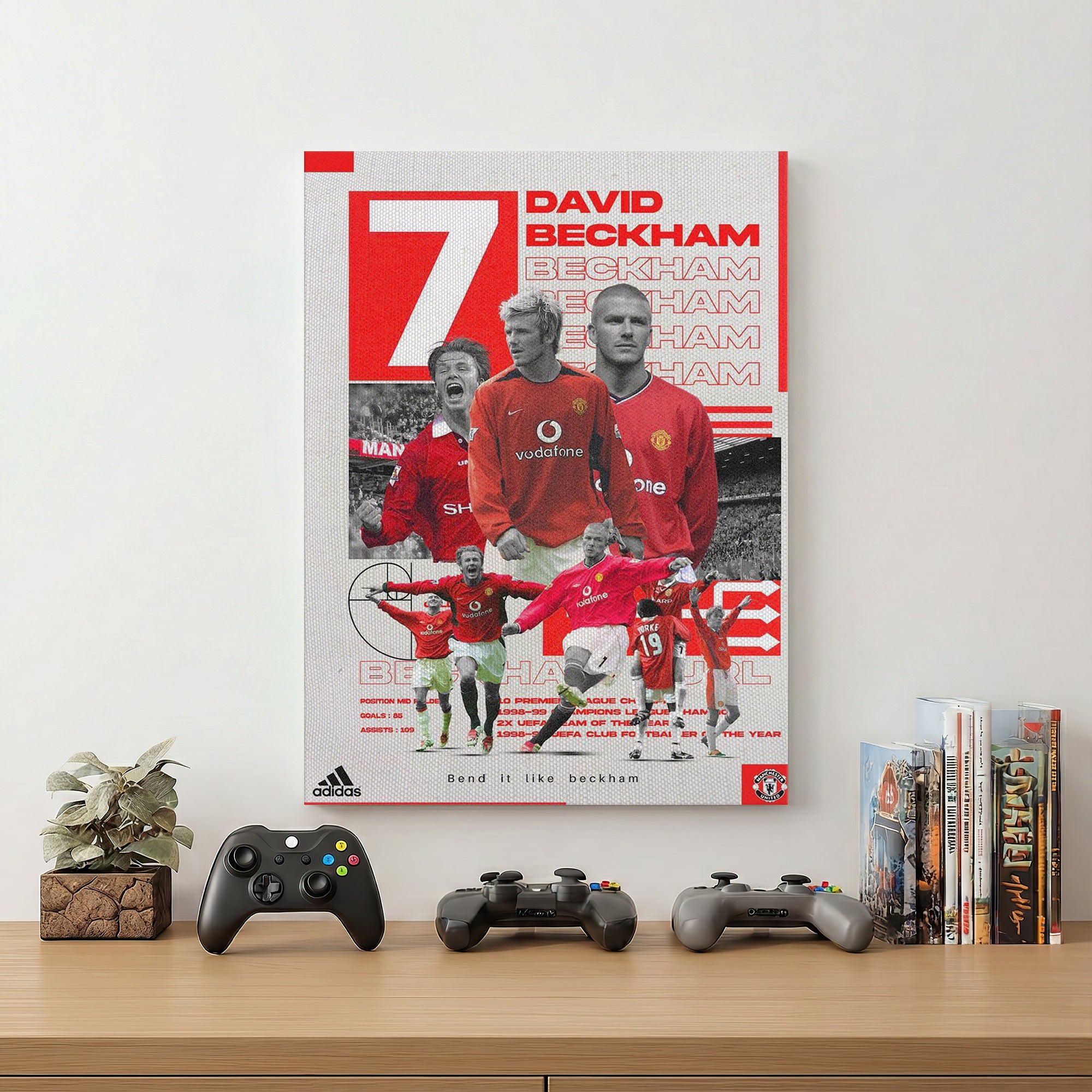 David Beckham Football Wall Art (SP48)