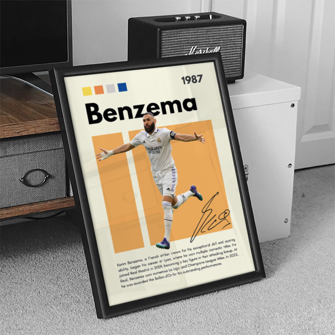 Karim Benzema Football Wall Art (SP5)