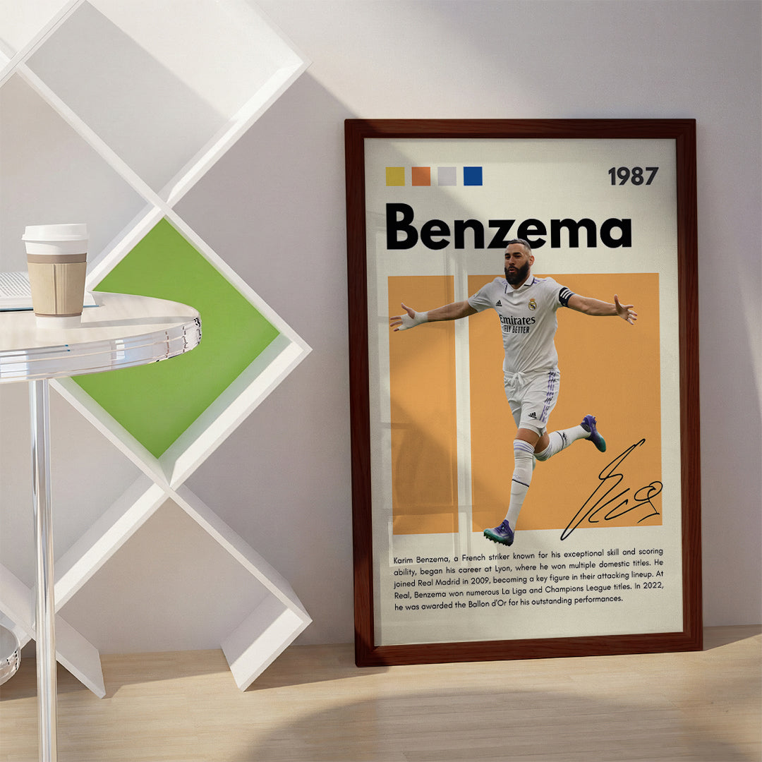 Karim Benzema Football Wall Art (SP5)