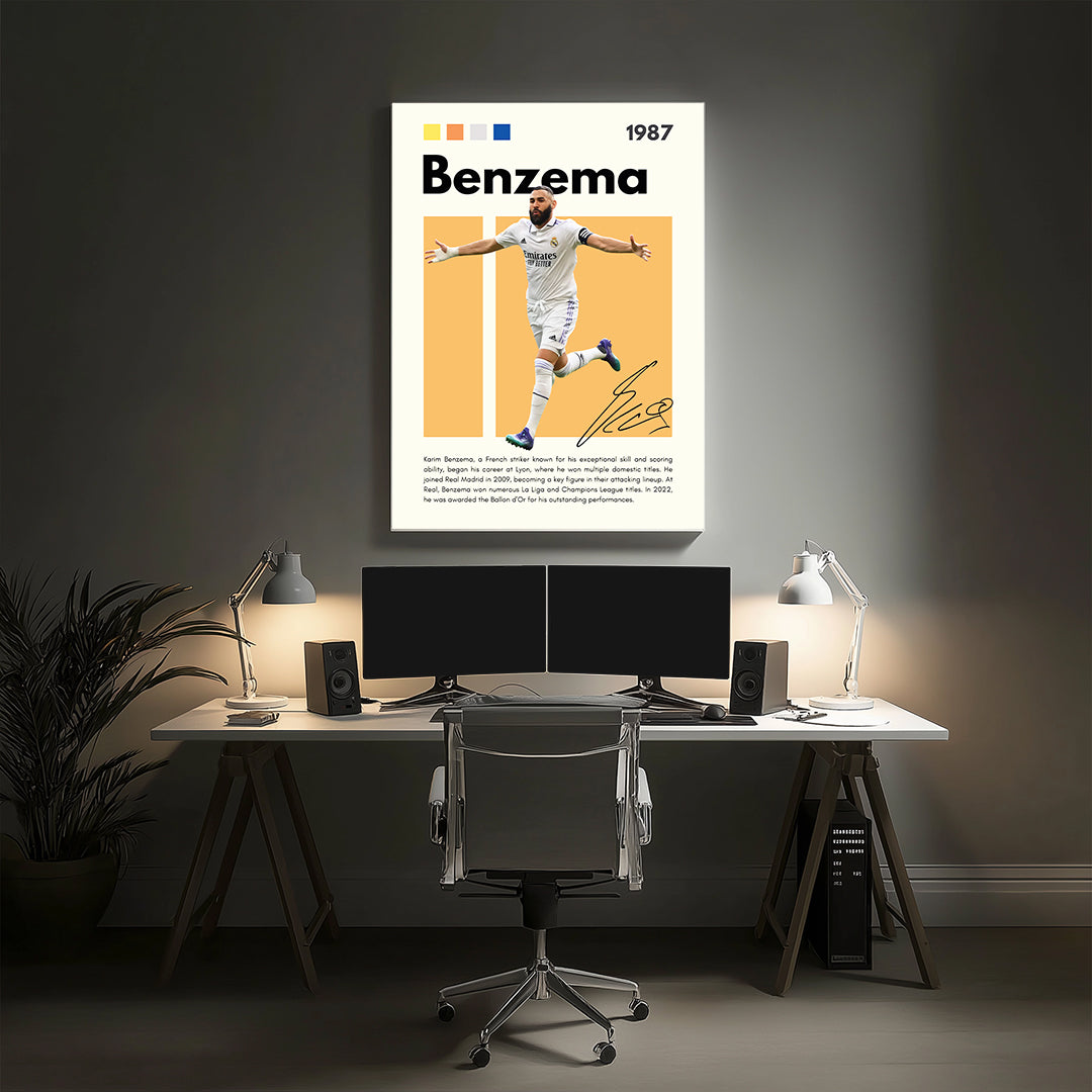 Karim Benzema Football Wall Art (SP5)