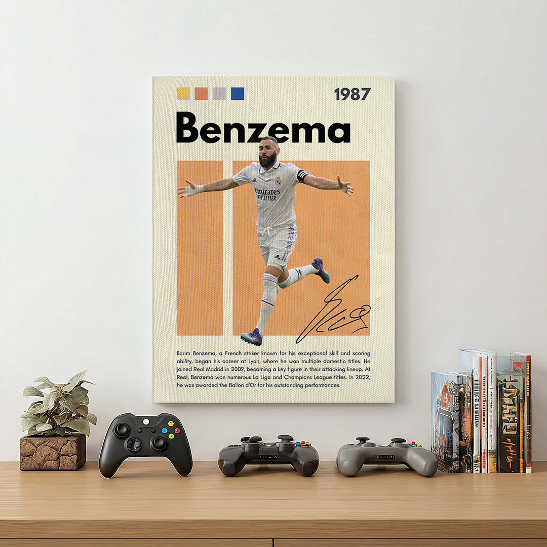 Karim Benzema Football Wall Art (SP5)
