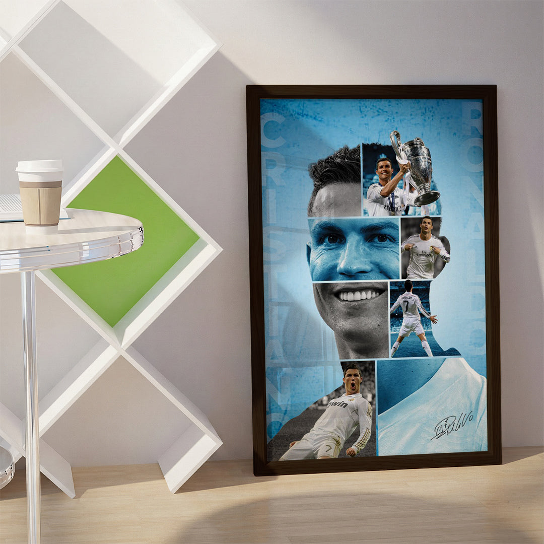 Cristiano Ronaldo Football Wall Art (SP50)