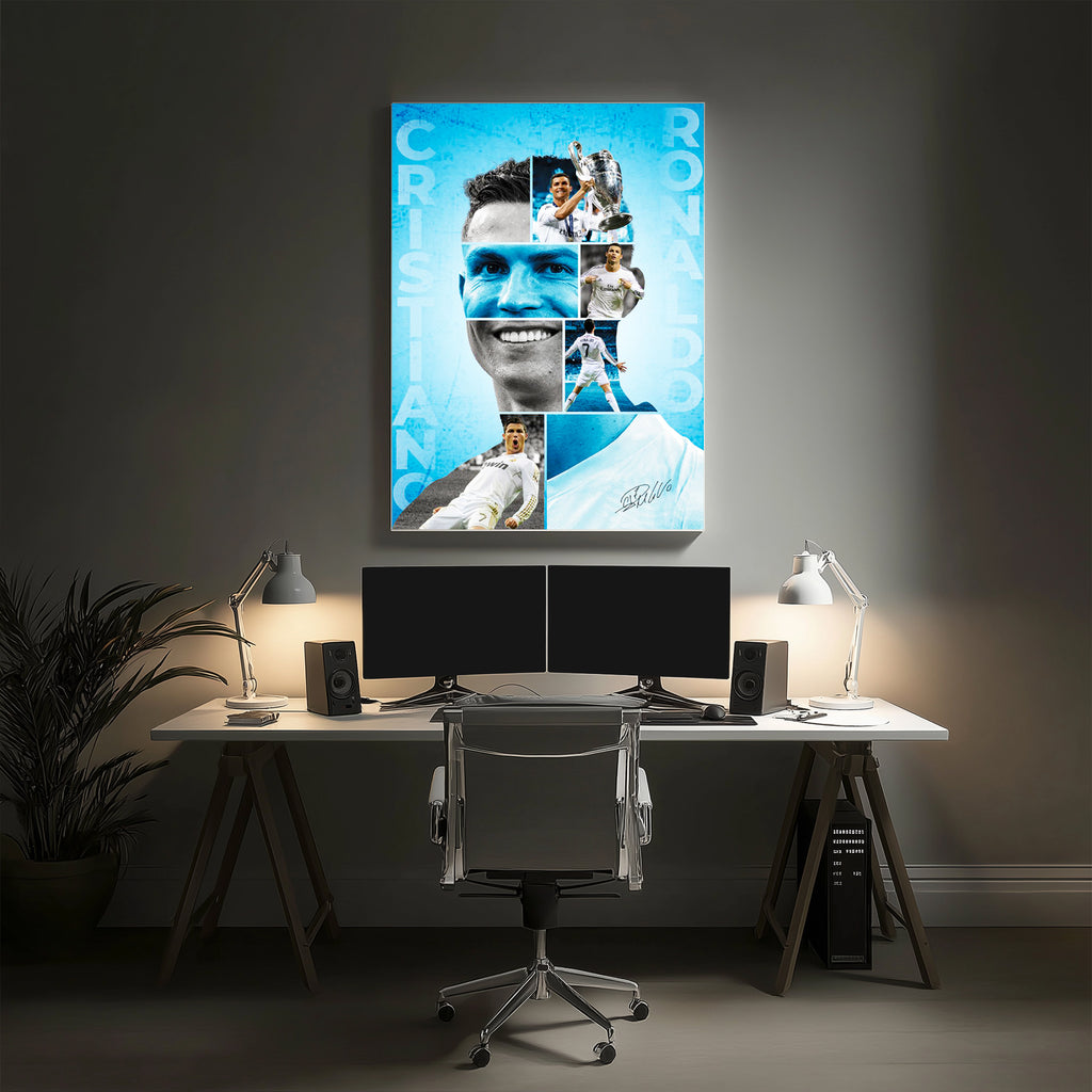 Cristiano Ronaldo Football Wall Art (SP50)