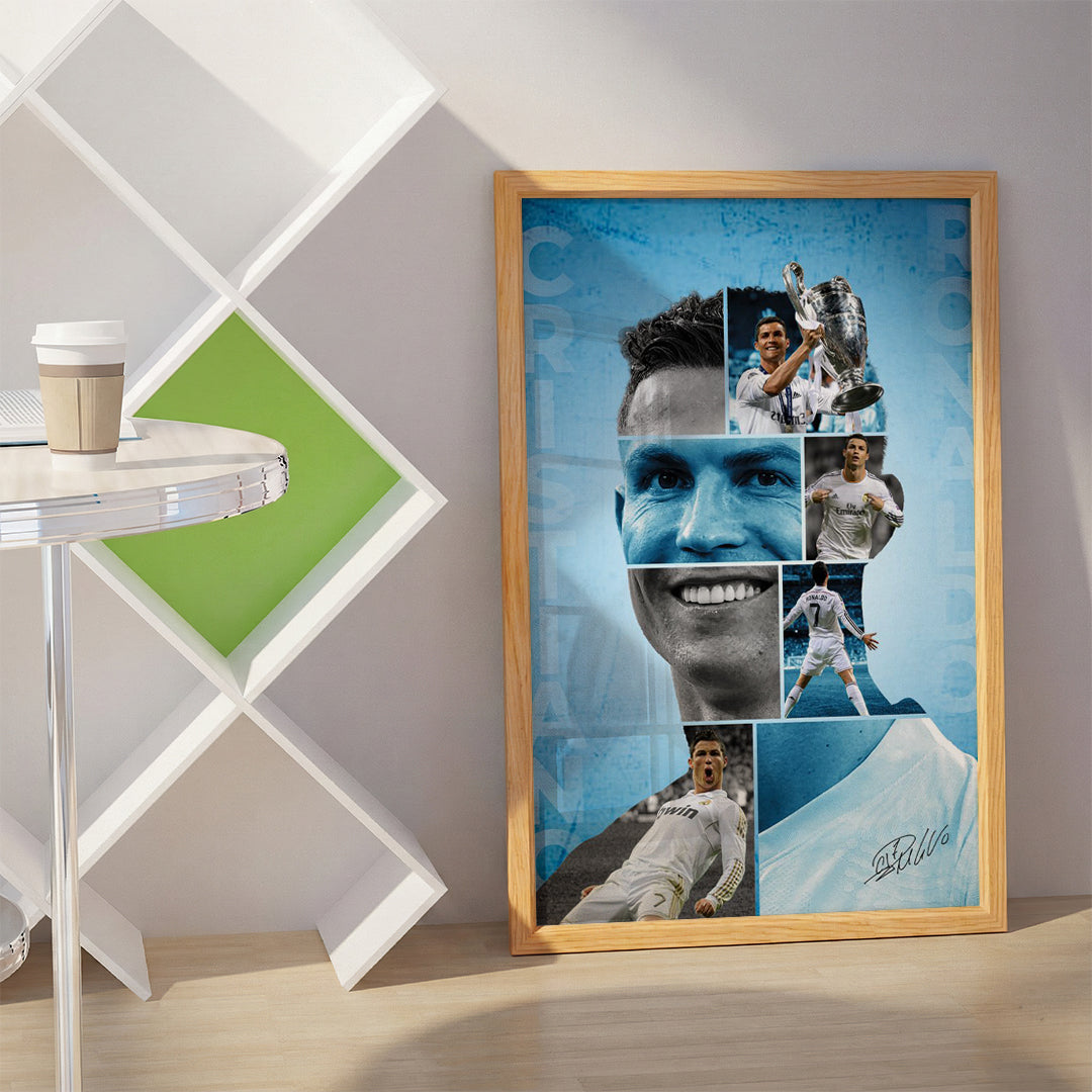 Cristiano Ronaldo Football Wall Art (SP50)