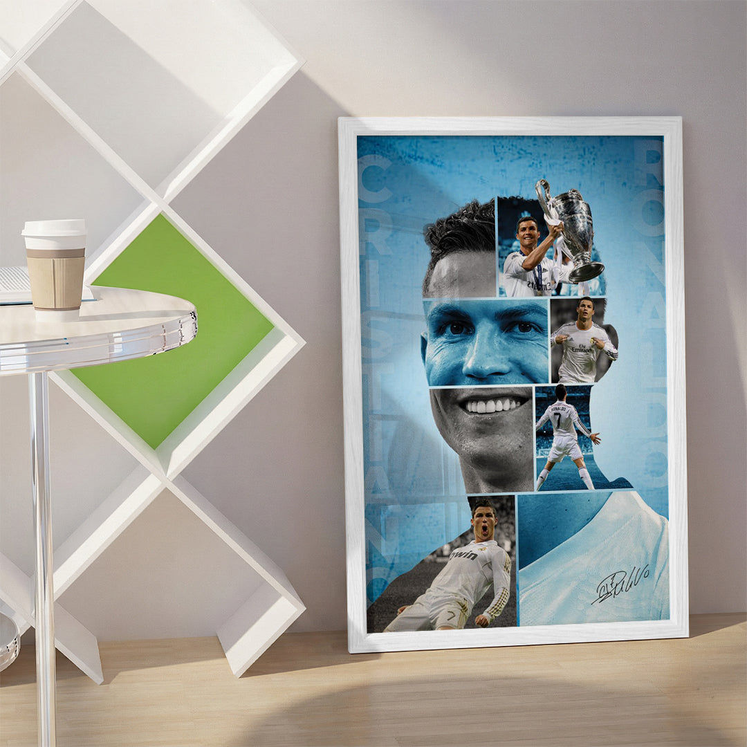 Cristiano Ronaldo Football Wall Art (SP50)