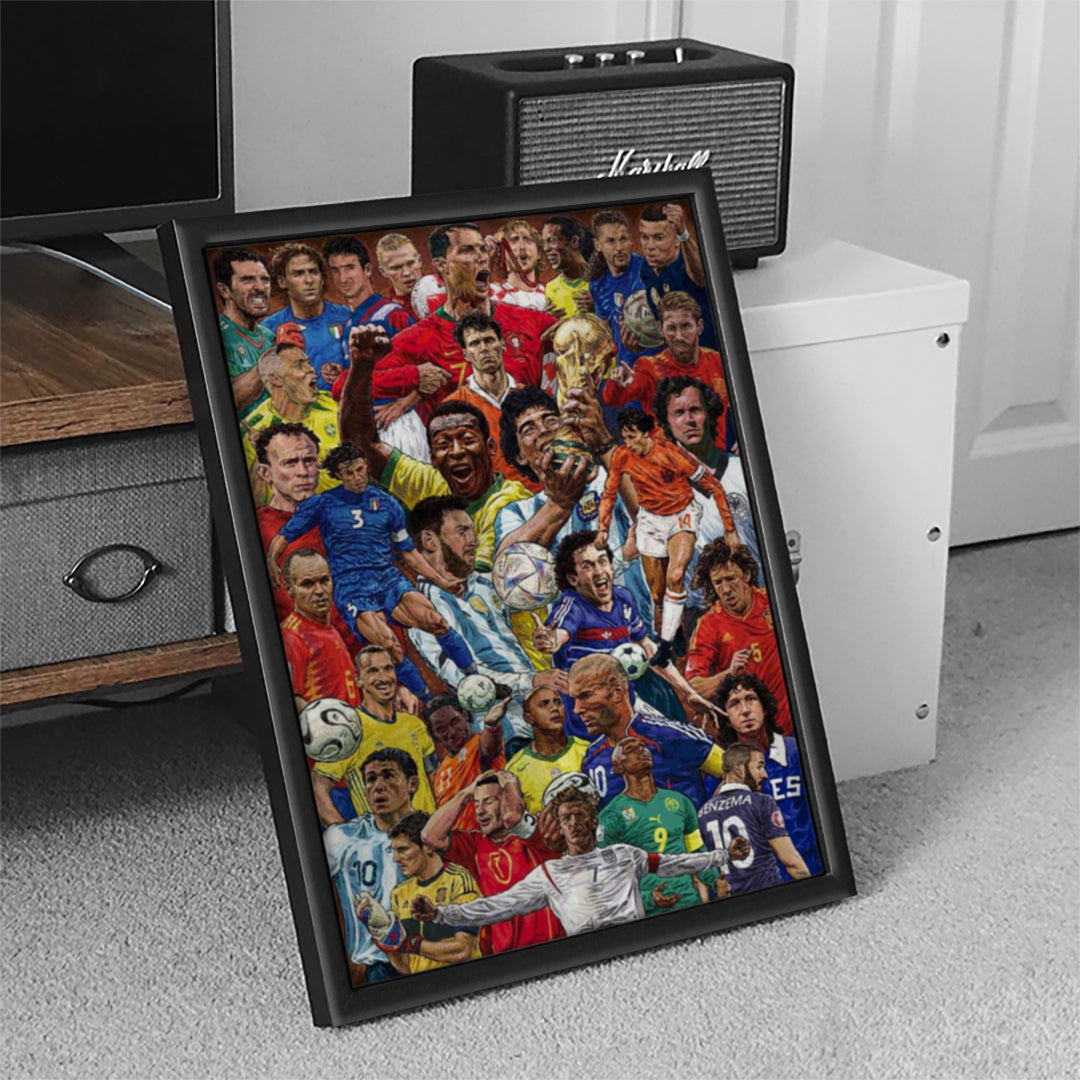 Football Super Stars Wall Art (SP51)