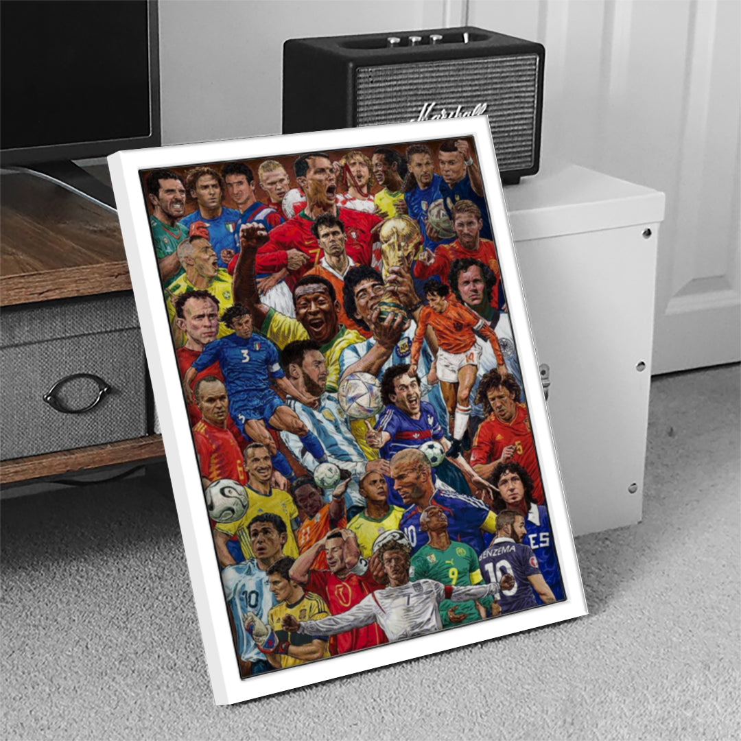 Football Super Stars Wall Art (SP51)