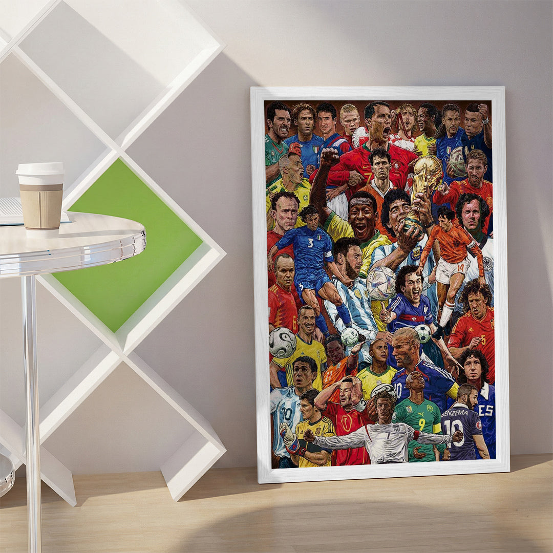 Football Super Stars Wall Art (SP51)