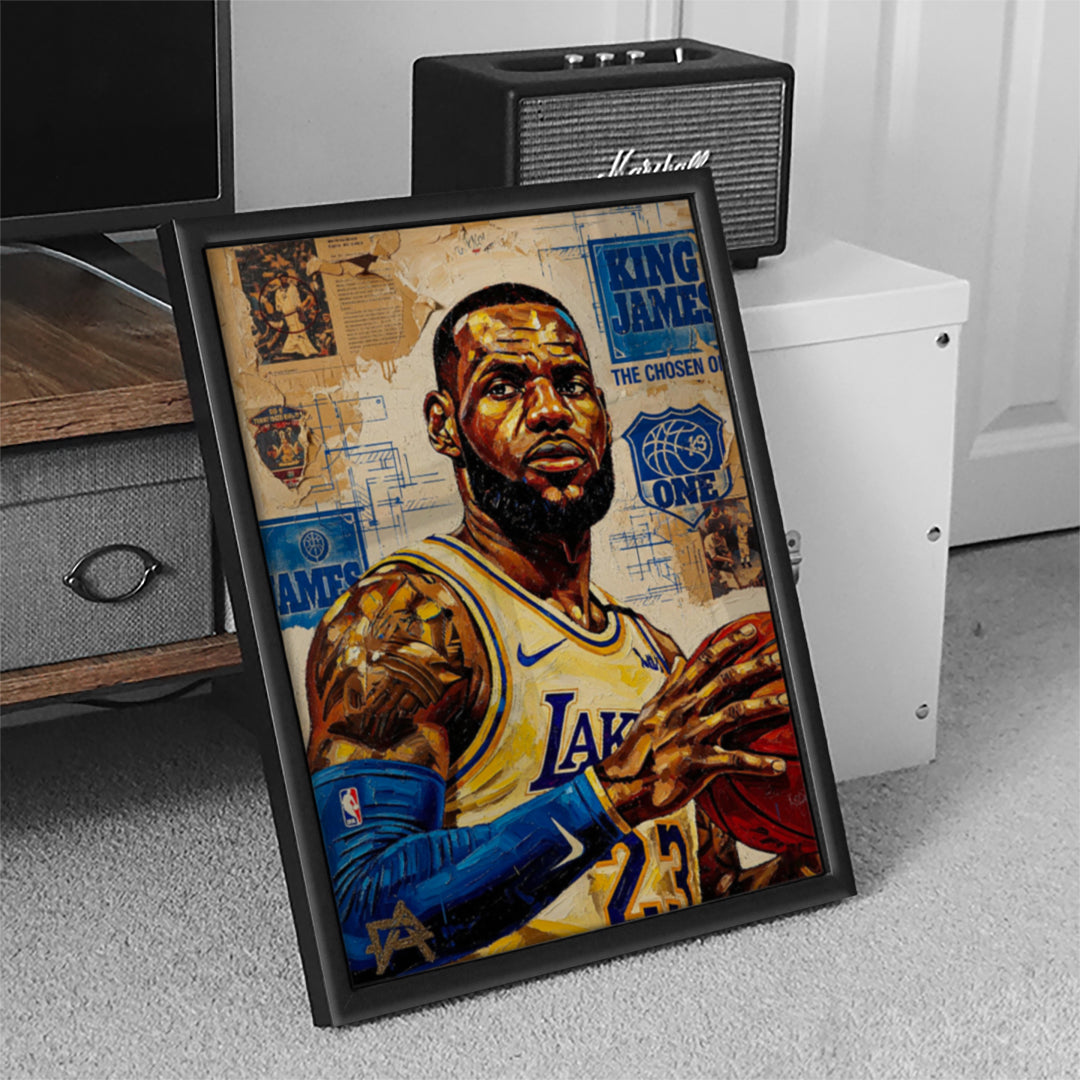 Lebron James Basketball Wall Art (SP52)