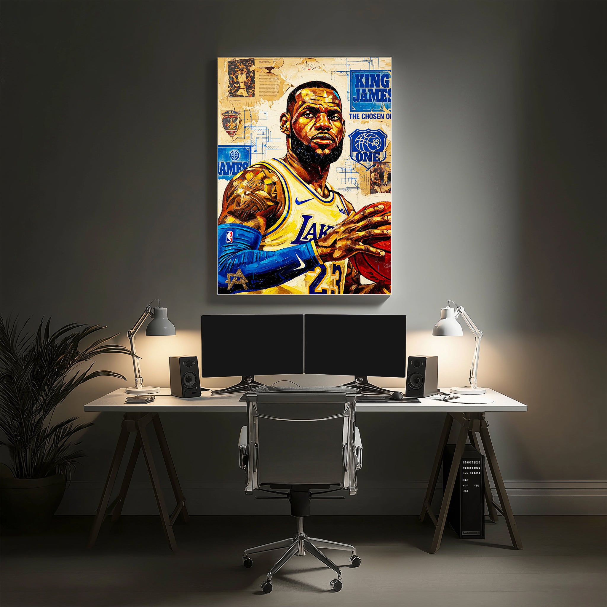 Lebron James Basketball Wall Art (SP52)