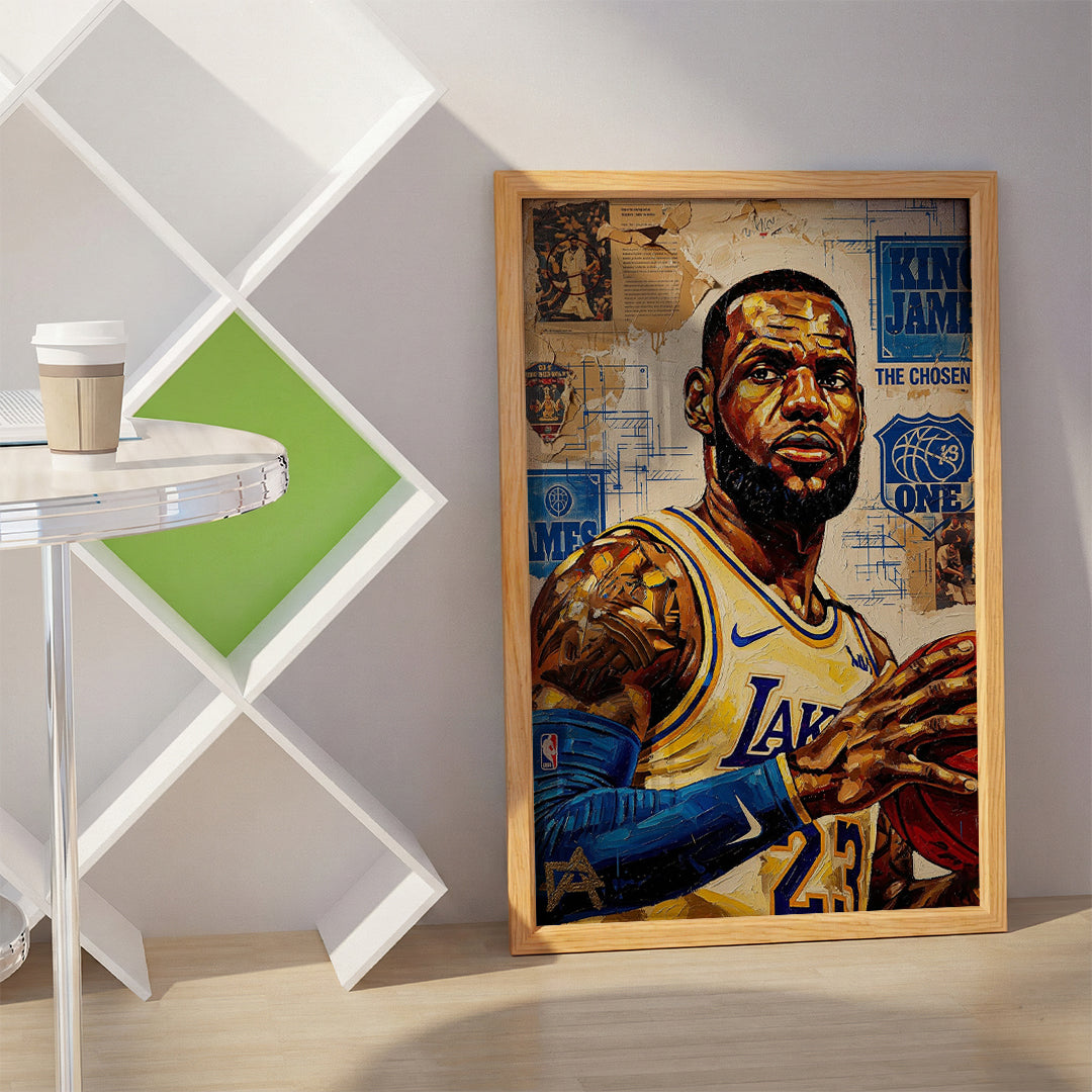 Lebron James Basketball Wall Art (SP52)